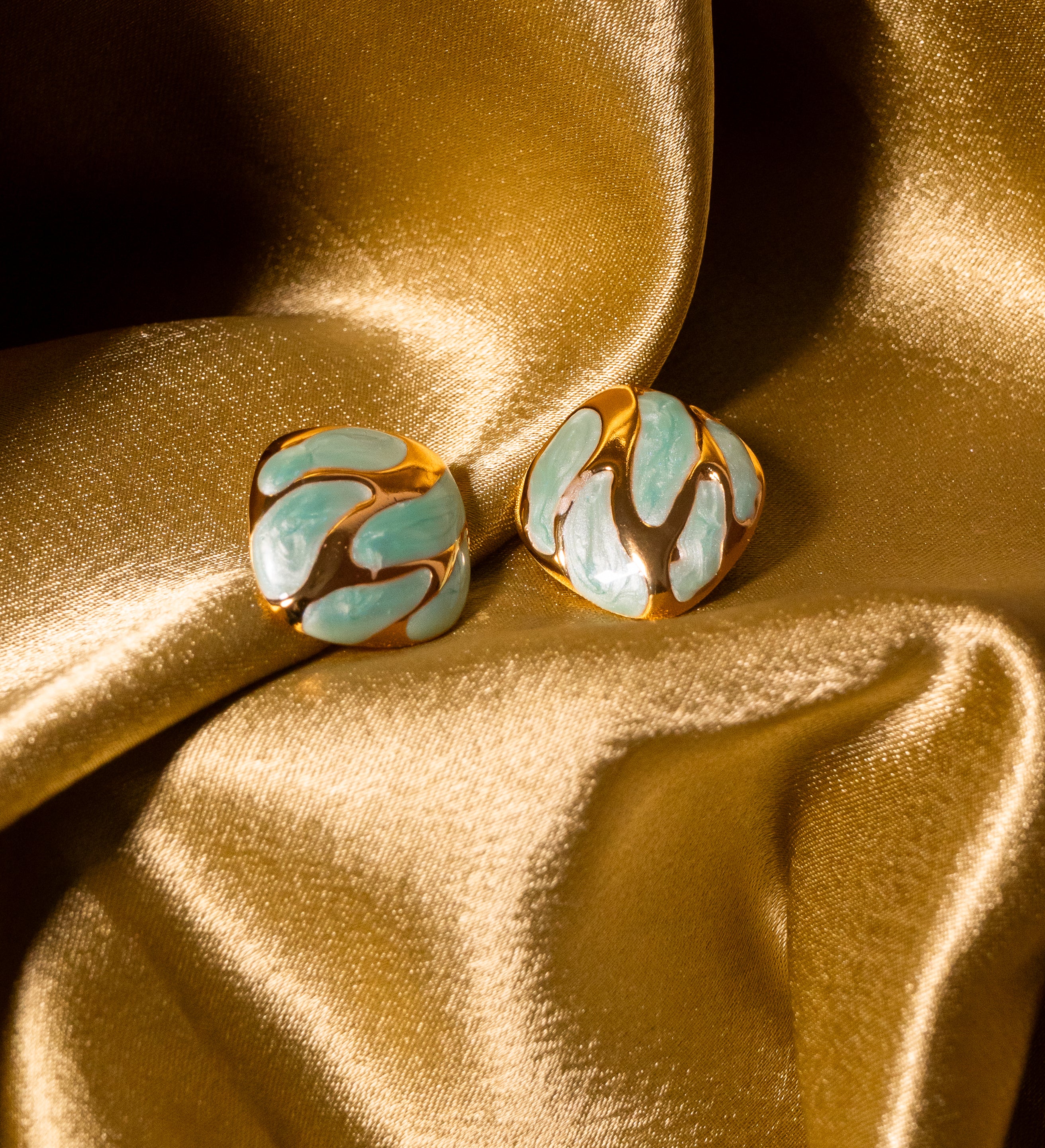 Mohanna’s Aqua Enchant Earrings