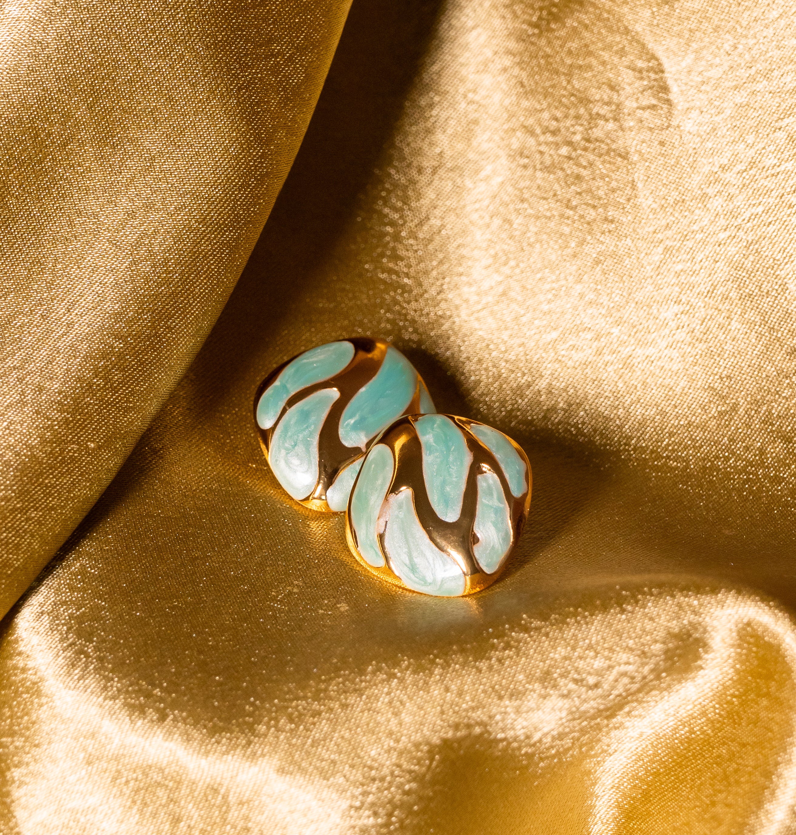 Mohanna’s Aqua Enchant Earrings