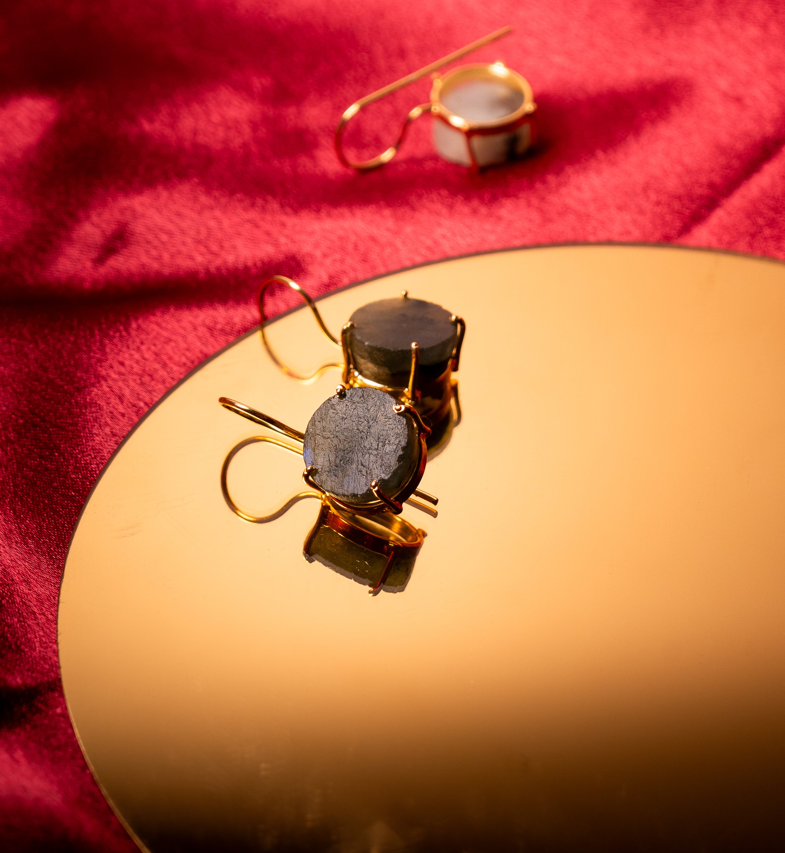 Mohanna’s Raw Aura Drop Earrings