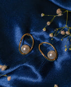 Mohanna’s Celestial Pearl Hoop Earrings