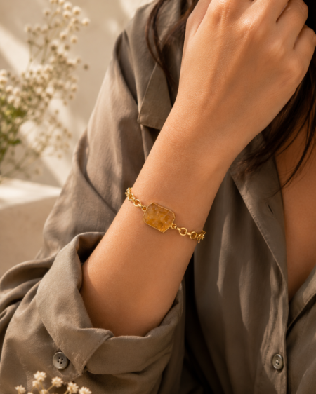 Yellow Stone Bracelet