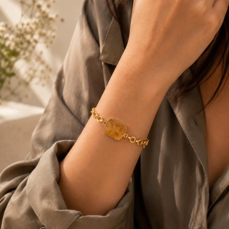 Yellow Stone Bracelet