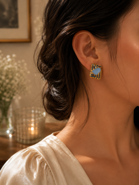 Blue Stone Stud