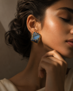 Egyptian Blue Royal Studs - Image 5