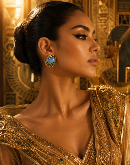 Egyptian Blue Royal Studs
