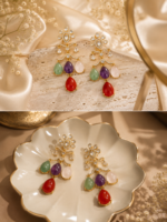 Polki Multistone Jhumka - Image 4