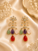 Polki Multistone Jhumka - Image 3