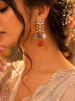 Polki Multistone Jhumka - Image 2