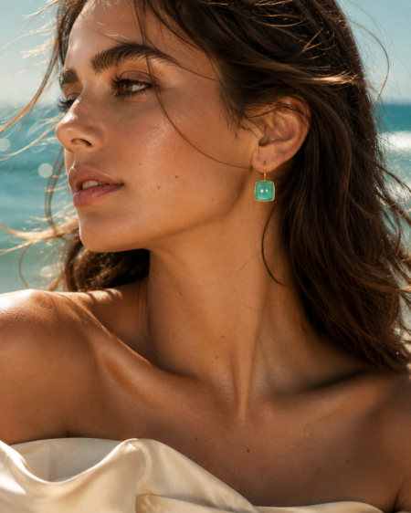 Teal Green Ocean Drops